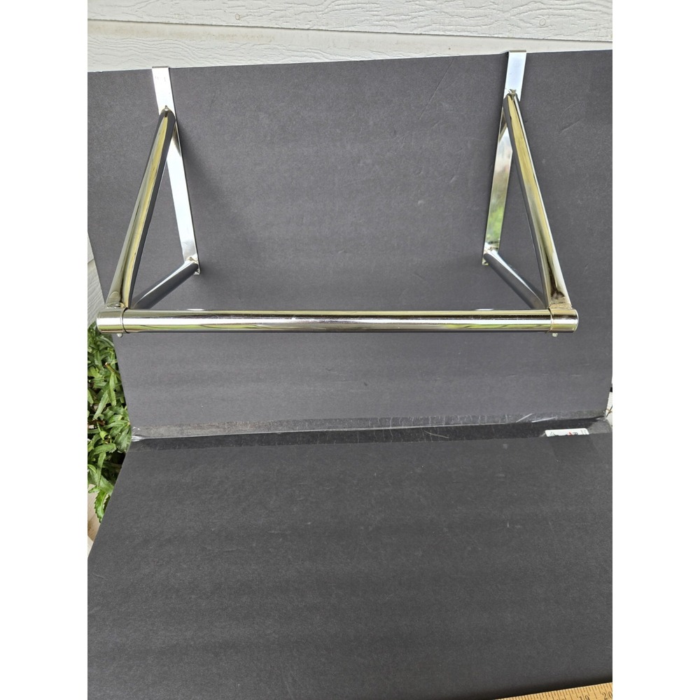 Chrome Over-the-Door Valet Garment Rack